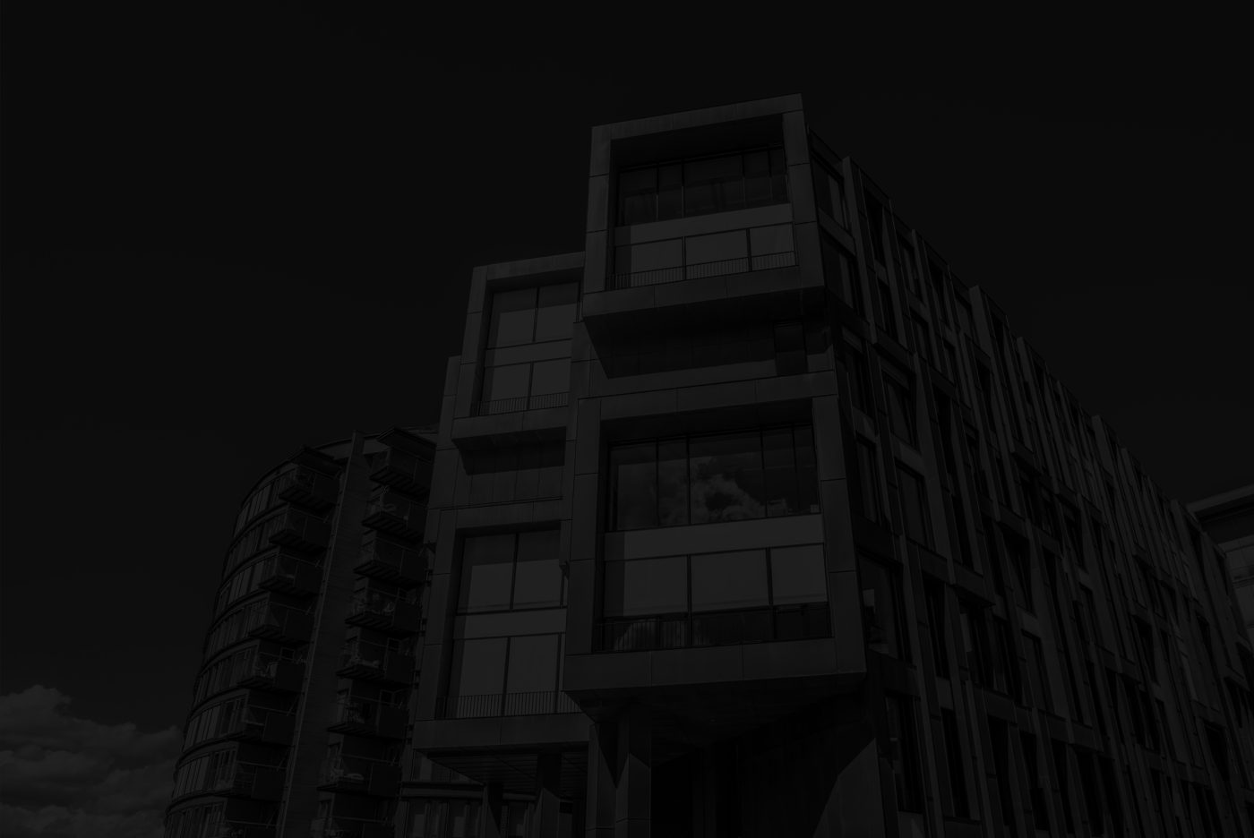 Modernes Immobiliengebäude